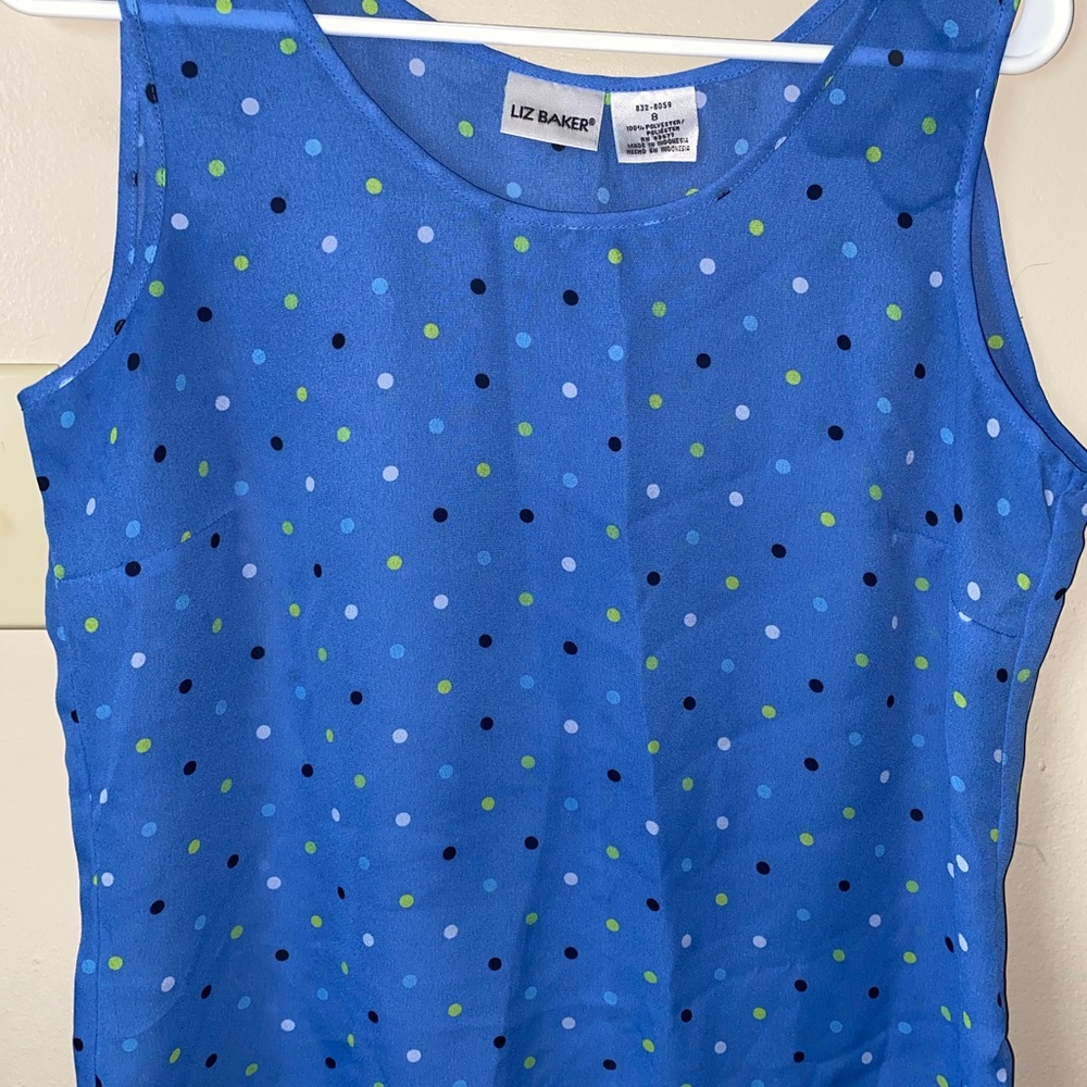 Polka dot top
